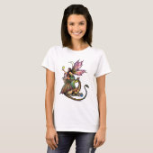 Dragon's Orbs Fairy and Dragon von Molly Harrison T-Shirt (Vorne ganz)