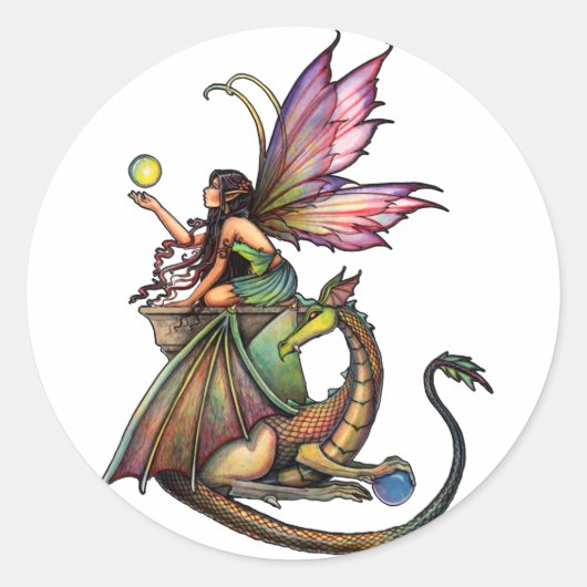 Dragon's Orbs Fairy Dragon Stickers (Vorderseite)