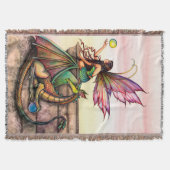Dragon's Orbs Fairy und Dragon Art Decke (Vorderseite)