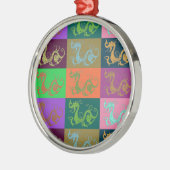 Dragons Ornament Aus Metall (Links)