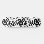 Dragons outline pattern 05.b.DOLP01 Skateboard (Horizontal)