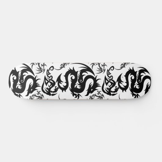 Dragons outline pattern 05.b.DOLP01 Skateboard (Horizontal)