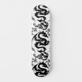 Dragons outline pattern 05.b.DOLP01 Skateboard (Vorderseite)