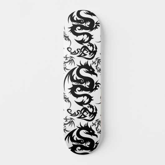 Dragons outline pattern 05.b.DOLP01 Skateboard (Vorderseite)