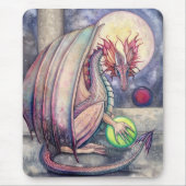 Dragon's Perch Fantasy Art Mousepad (Vorne)