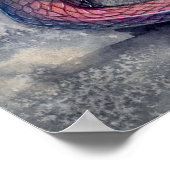 Dragon's Perch Fantasy Art Poster (Ecke)