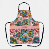 Dragons Rainbow Custom Pattern Schürze (Vorderseite)
