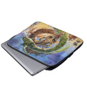 Dragons Rising Kunst Laptopschutzhülle (Vorne Knopf)