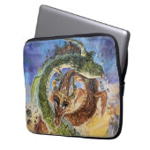 Dragons Rising Kunst Laptopschutzhülle (Vorderseite Links)