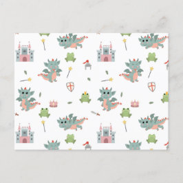 Dragons Ritter Burg Wilhelm Tell Feiertagspostkarte