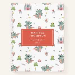 Dragons Ritter Burg Wilhelm Tell Notizblock