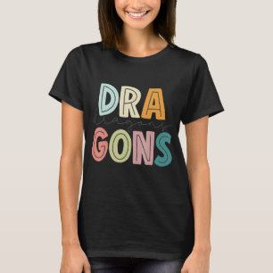 Dragons School Sports Fan Team Spirit Mascot T-Shirt