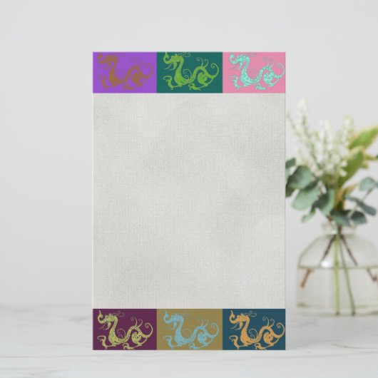 Dragons Stationery Briefpapier (Stehend Vorderseite)
