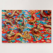Dragons-Tempelpuzzle Puzzle (Horizontal)