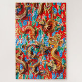 Dragons-Tempelpuzzle Puzzle (Vertikal)