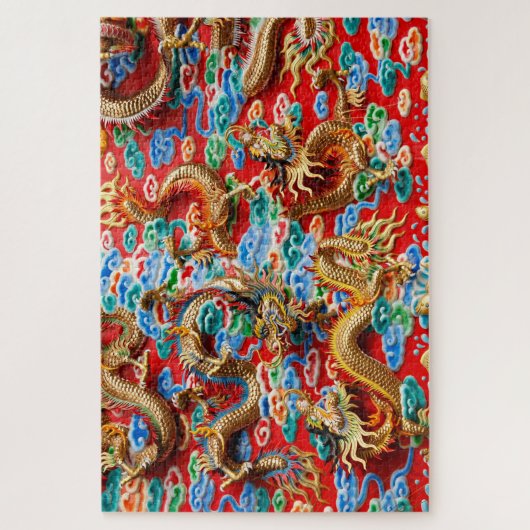 Dragons-Tempelpuzzle Puzzle (Vertikal)