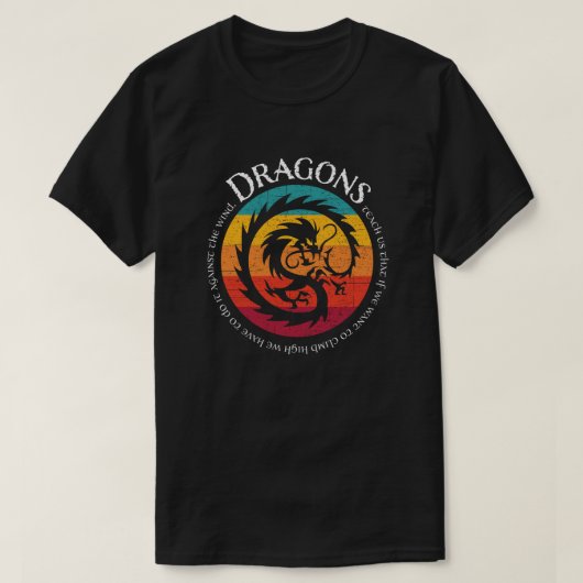 Dragons unterrichten uns #1 T-Shirt (Design vorne)