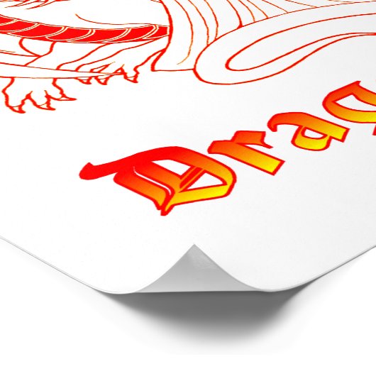 Dragons willkommen poster (Ecke)