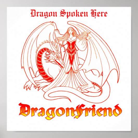 Dragons willkommen poster (Vorne)