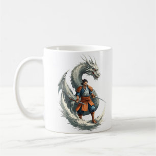 Dragon's Wrath: Das Samurai-Erwachen / Vintage Kun Kaffeetasse