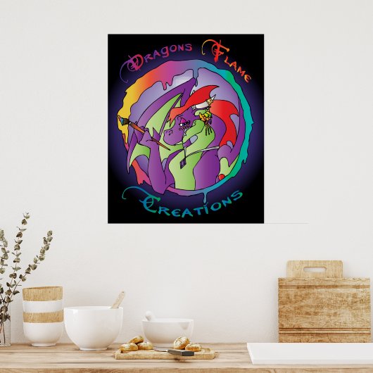 DragonsFlame Poster (Küche)