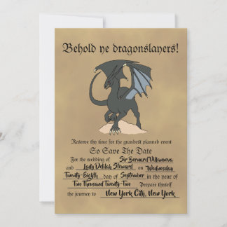 Dragonslayer-Rollen Save The Date