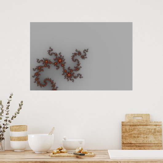 Dragonthing - Fraktal Poster (Küche)