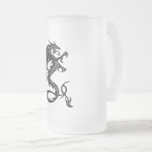 dragontribal mattglas bierglas (VorderseiteRechts)