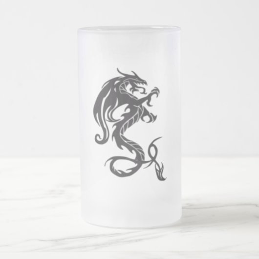 dragontribal mattglas bierglas (Mittel)