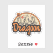 Dragoon, Arizona Aufkleber (Blatt)