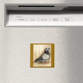 Dragoon Pigeon Blue Grizzle Magnet (In Situ (Geschirrspüler))