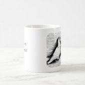 Dragoon Tauben Weißes Paar Kaffeetasse (Mittel)
