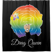 Dragqueen Duschvorhang (Vorderseite)