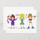 Dragqueen-Einladung Einladung (Vorne/Hinten)