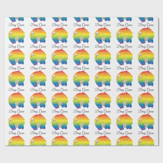 Dragqueen Geschenkpapier (Flach)