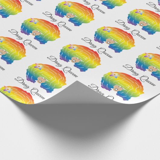 Dragqueen Geschenkpapier (Ecke)