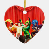 Dragqueen Keramik Ornament (Vorne)