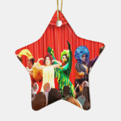 Dragqueen Keramikornament (Links)