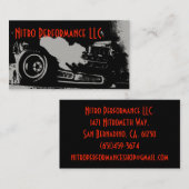 Dragster Visitenkarte (Vorne/Hinten)