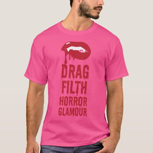 Dragula-Fänge Freunde T-Shirt (Vorderseite)