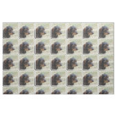 Draht behaarter Daschund Hund Stoff (Fat Quarter (45,7 x 55,9 cm))