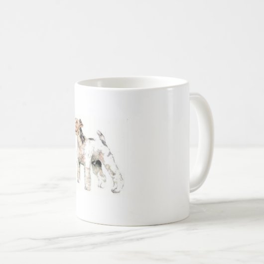 Draht-behaarter Foxterrier Kaffeetasse (VorderseiteRechts)