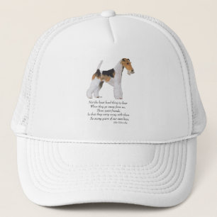 Draht-Fox-Terrier Regenbogenbrücke Truckerkappe
