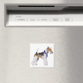 Draht-Fox-Terrier-Seemann Magnet (In Situ (Geschirrspüler))