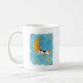 Draht-Foxterrier auf dem Mond Kaffeetasse (Links)