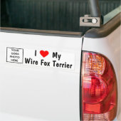 Draht-Foxterrier Autoaufkleber (Auf Lkw)
