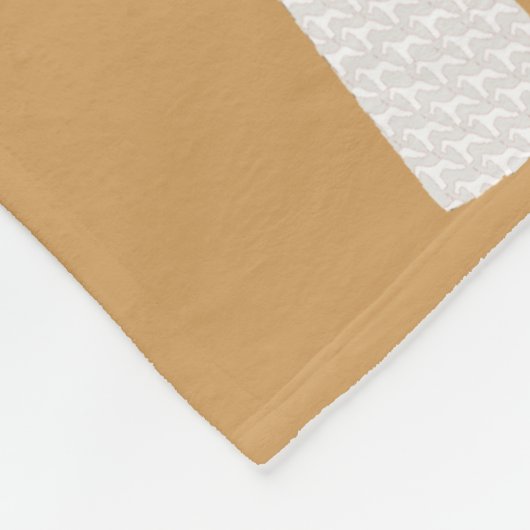 Draht-Foxterrier-Decke Fleecedecke (Ecke)