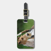 Draht-Foxterrier-Gepäckanhänger Gepäckanhänger (Vorderseite vertikal)