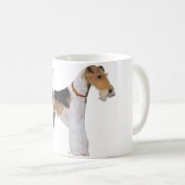 Draht-Foxterrier Kaffeetasse (VorderseiteRechts)