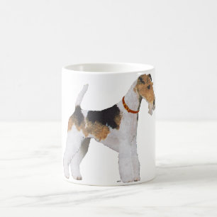 Draht-Foxterrier Kaffeetasse